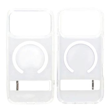 Rvelon Mobilskal med Stativ för iPhone 17 Pro Max - Transparent