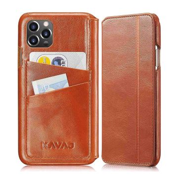KAVAJ iPhone 12 Pro Max Fodral Dallas Brun