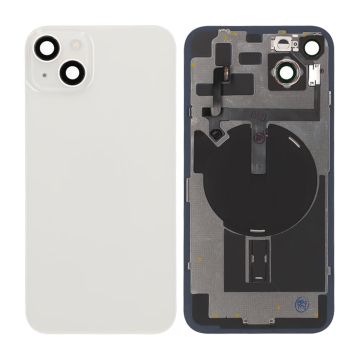 iPhone 14 Plus Baksida Glas Komplett OEM - Vit