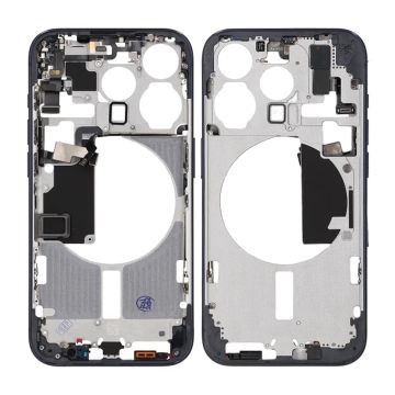 iPhone 15 Pro Mittenram med smådelar OEM - Titanblå