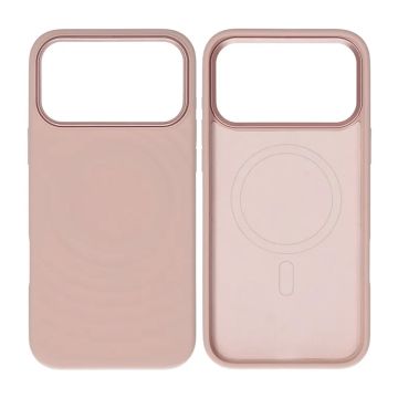 Mobilskal Silikon med Magsafe för iPhone 17 Pro Max - Rosa