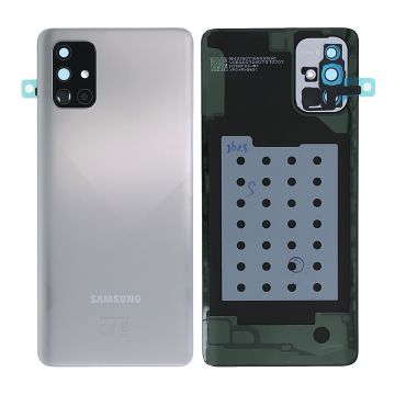 Samsung Galaxy A71 (SM-A715F) Baksida Original - Haze Crush Silver