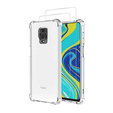 Stöttåligt Mobilskal Redmi Note 9 Pro - Transparent- G-SP.se