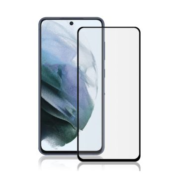 Skärmskydd Galaxy S21 FE - 3D Härdat Glas Svart (miljö)- G-SP.se