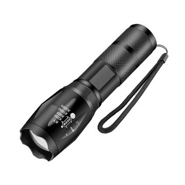 High Power Led Flashlights Camping Torch 5 Lighting ModesAluminum Alloy Zoomable Light Waterproof Material