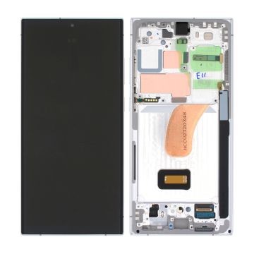 Samsung Galaxy S23 Ultra Skärm med LCD Display Original - Ljusblå