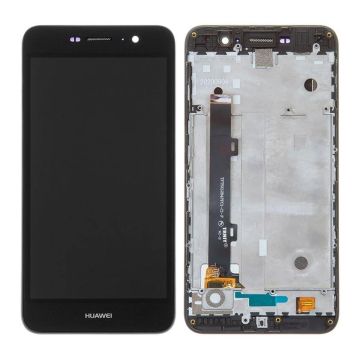 Huawei Y6 Pro 2017 Skärm med LCD Display OEM - Svart