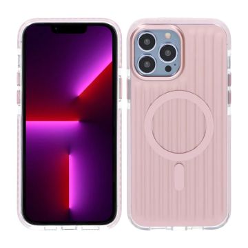 Mönstrat TPU Skal till iPhone 13 Pro Max med MagSafe - Rosa