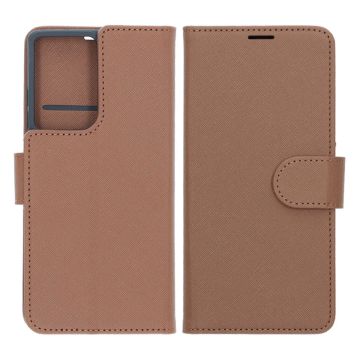 Motorola Edge 50 Fusion 5G Plånboksfodral med Stativ - Brun