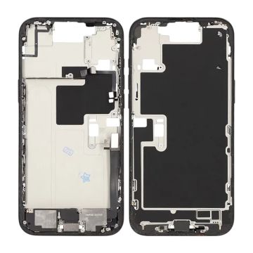 Mittenram med smådelar för iPhone 16 Pro Max - Svart Titan OEM