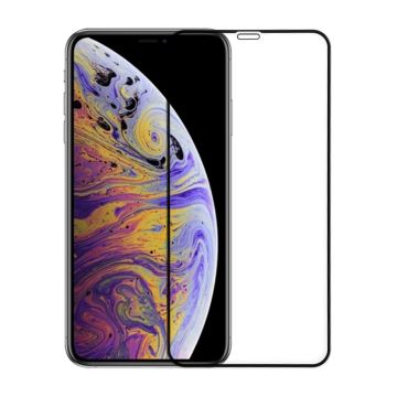 Skärmskydd iPhone 11 Pro Max/XS Max - 3D Härdat Glas Svart (miljö)- G-SP.se