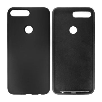 Silikonskal Huawei Y7 2018 - Svart- G-SP.se