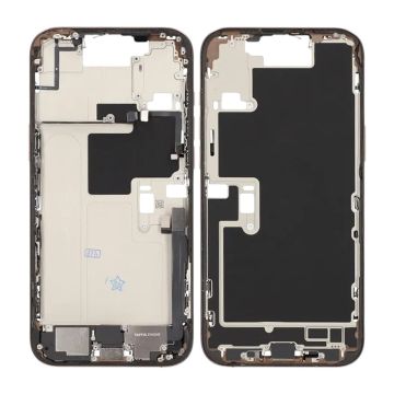 Mittenram med smådelar för iPhone 16 Pro Max - Sandfärgad Titan OEM