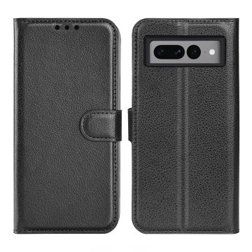 Google Pixel 7A Plånboksfodral med Stativ - Svart