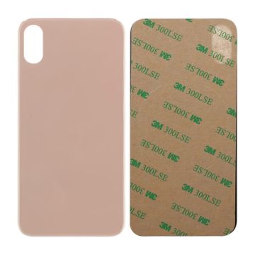 iPhone XS Baksida Glas med Självhäftande tejp - Guld