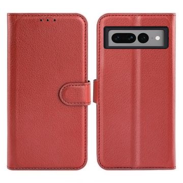 Google Pixel 7A Plånboksfodral med Stativ - Brun