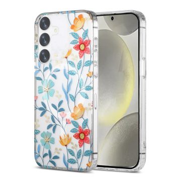 Samsung Galaxy S24 Mobilskal Magnet - Blommor & Kvistar