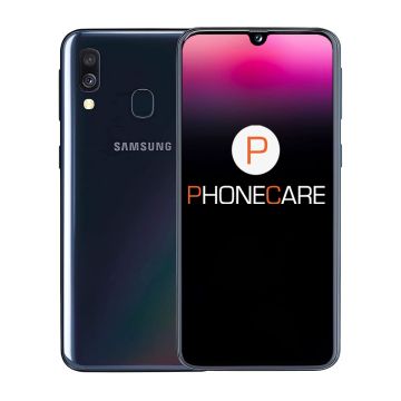 Begagnad Samsung Galaxy A40 (2019) Dual 64GB Svart - Mycket bra skick