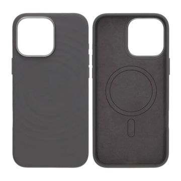 Mobilskal Silikon för iPhone 15 Pro Max - Grå med Kameraskydd