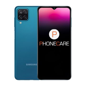 Begagnad Samsung GalaxyA12 64GB Blå - Använt skick