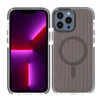 Mönstrat TPU Skal till iPhone 13 Pro Max med MagSafe - Svart