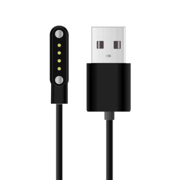 Magnetisk Laddningskabel för Smart Watch 4 Pins/7.62-14.3mm