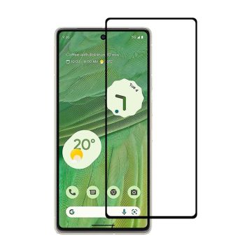 Skärmskydd Google Pixel 7 - 3D Härdat Glas - Svart (miljö)- G-SP.se