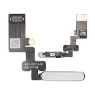 iPad Air 5 2022 Fingeravtrycksläsare Sensor Flexkabel - Vit