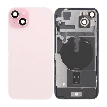 iPhone 15 Plus Baksida Glas Komplett OEM - Rosa