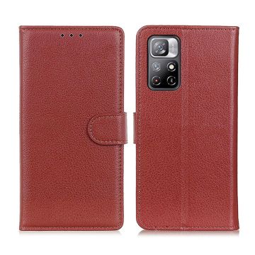 Xiaomi Redmi Note 11 Plånboksfodral med Stativ - Brun- G-SP.se