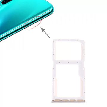 Huawei P30 Lite Minneskort/Simkortshållare - Vit