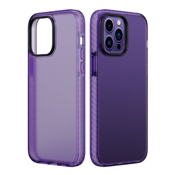 iPhone 14 Pro Stöttåligt TPU Mobilskal - Lila- G-SP.se