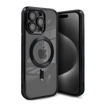 Luxury Mobilskal med Magsafe iPhone 15 Pro - Svart