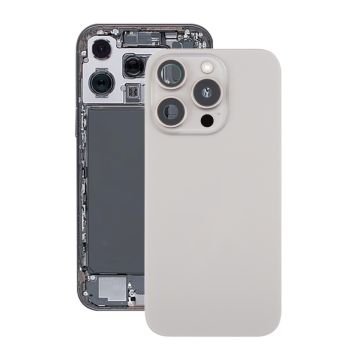 iPhone 16 Pro Max Baksida Glas Komplett OEM - Naturlig Titan