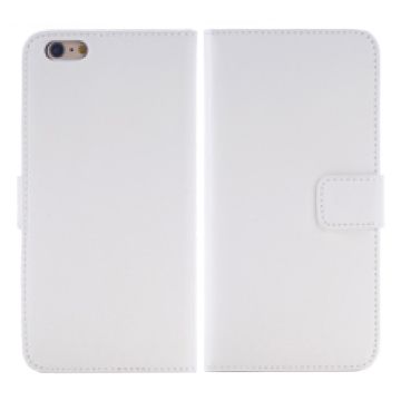 iPhone 6/6S Plus Plånboksfodral med Stativ - Vit- G-SP.se