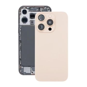 iPhone 16 Pro Max Baksida Glas Komplett OEM - Sandfärgad titan