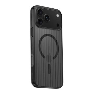 Rvelon Mobilskal Korrugerad Magsafe för iPhone 17 Pro - Svart