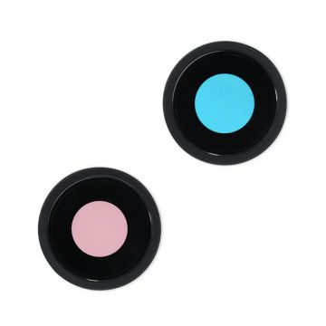 Kameralins med metallram iPhone 15/15 Plus - Svart