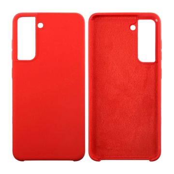 Samsung Galaxy S21 FE Silikonskal - Röd- G-SP.se