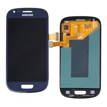 Samsung Galaxy S3 Mini (GT-I8190) Skärm med LCD Display Original - Blå- G-SP.se