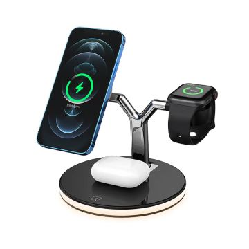 Trådlös 3-i-1 Laddstation 25W med PD & QC3.0- G-SP.se