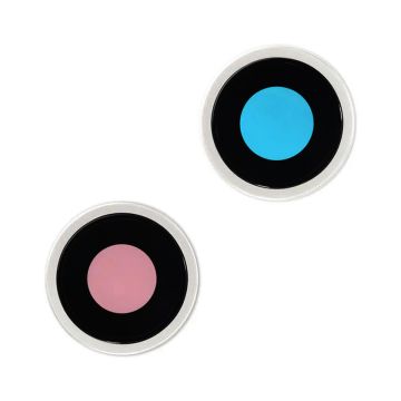 Kameralins med metallram iPhone 15/15 Plus - Gul