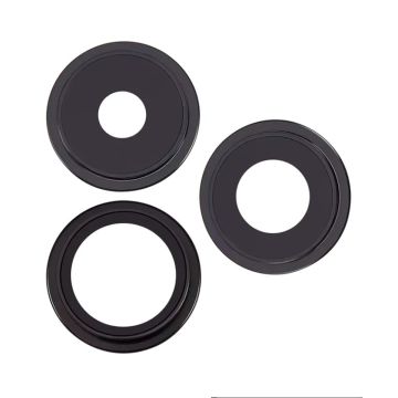 Kameralins med metallram iPhone 15 Pro - Svart