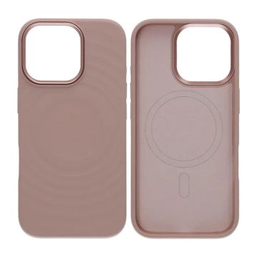 Mobilskal Silikon med Magsafe för iPhone 17 - Rosa