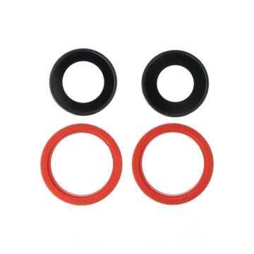 iPhone 13 Mini/13 Kameralins med Ram - Röd- G-SP.se