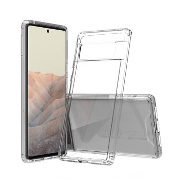 Stöttåligt Mobilskal Google Pixel 6 Pro - Transparent- G-SP.se