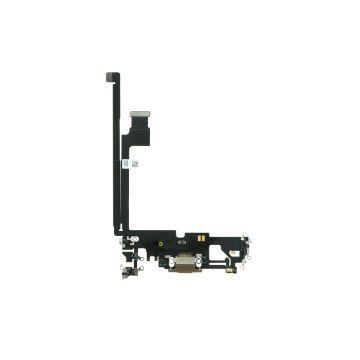 iPhone 12 Pro Max Laddkontakt Flexkabel - Guld- G-SP.se