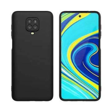 Silikonskal Xiaomi Redmi Note 9 Pro - Svart- G-SP.se