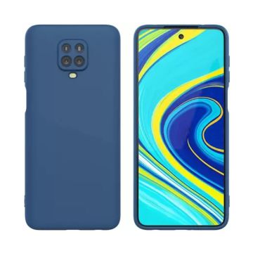 Silikonskal Xiaomi Redmi Note 9 Pro - Blå- G-SP.se