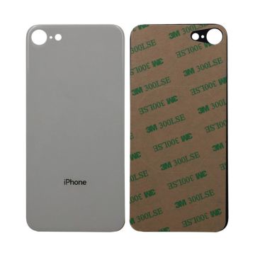 iPhone 8 Back Cover OEM White-Big Camera Hole Size- G-SP.se